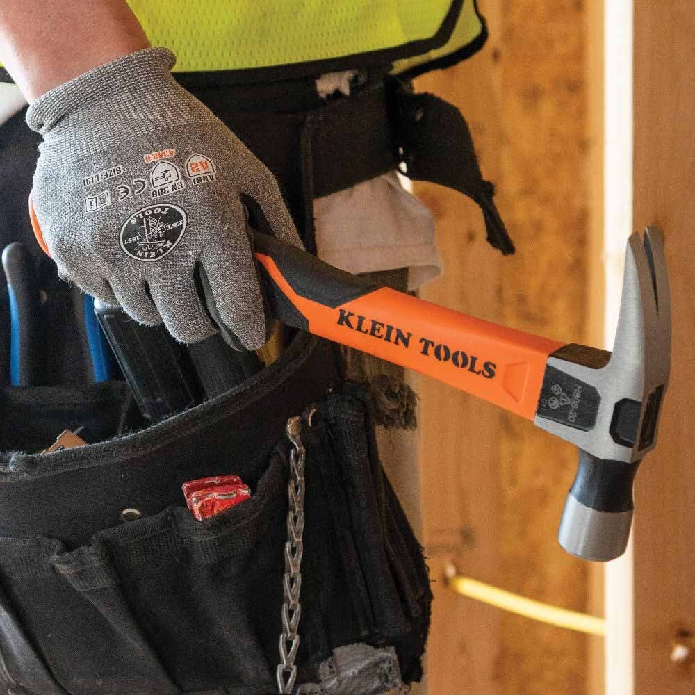 Klein H80718 Straight-Claw Hammer, 18 oz, 15" - Image 11