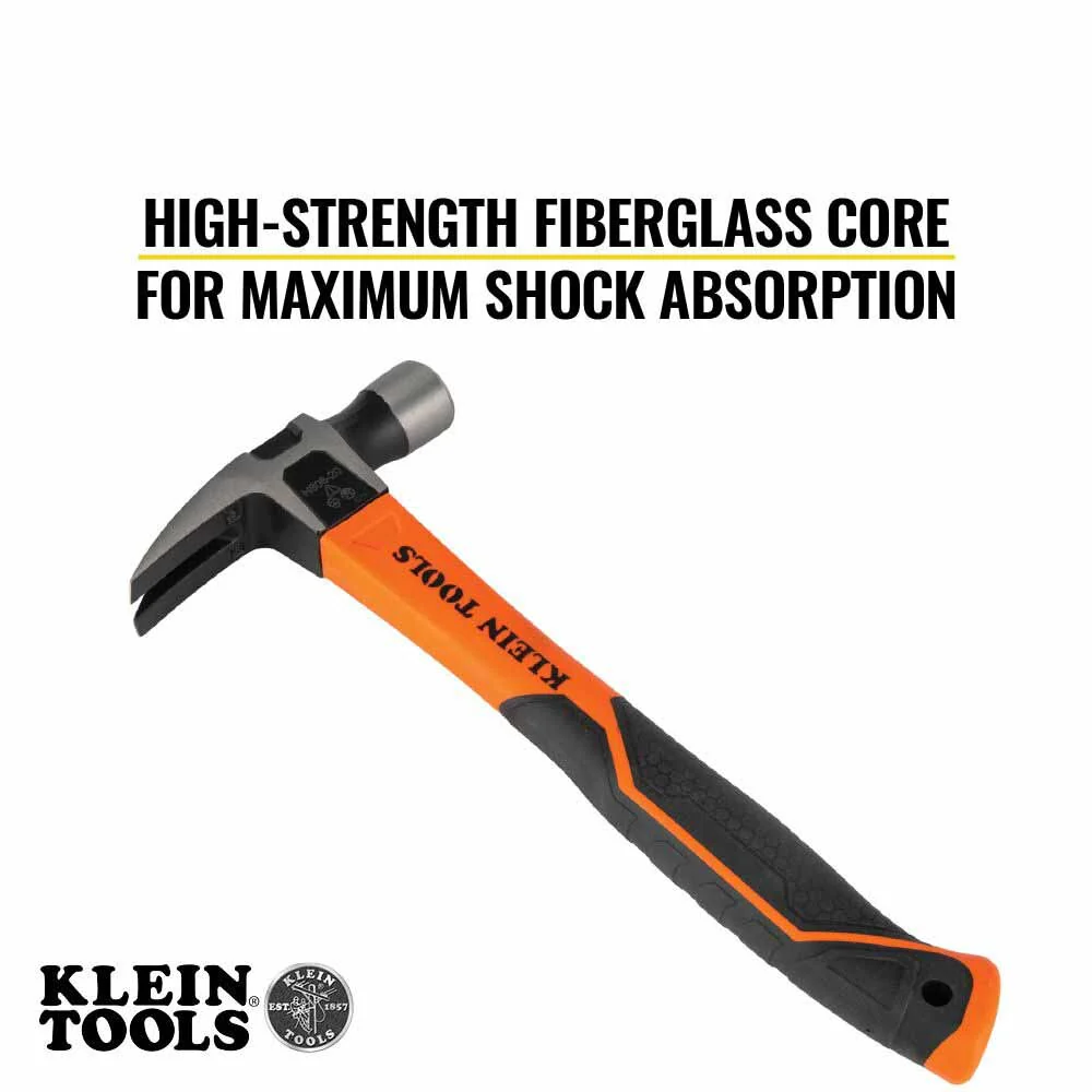Klein H80816 Straight-Claw Hammer, 16 oz, 13" - Image 4