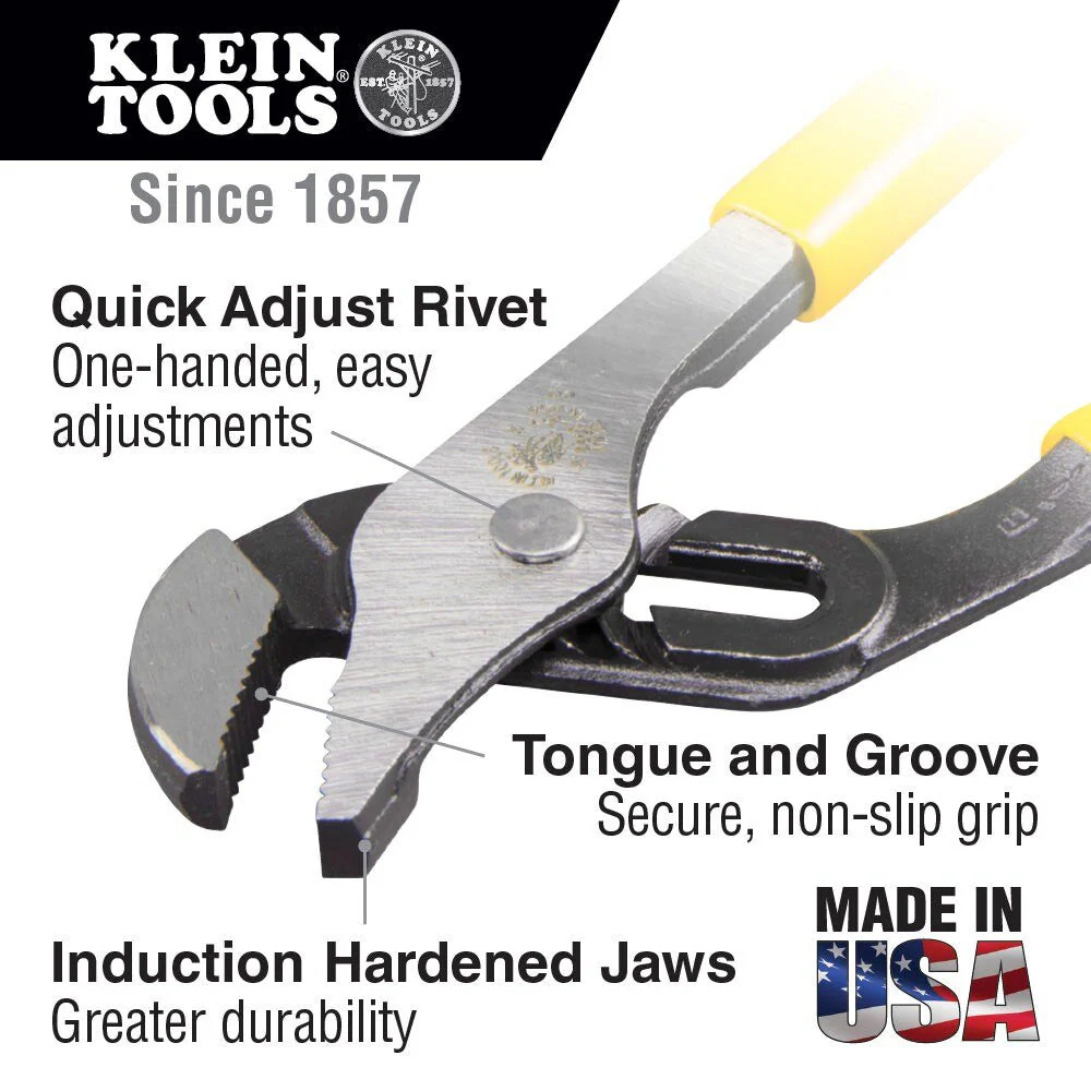 Klein J502-10 Journeyman Pump Pliers, 10" - Image 2