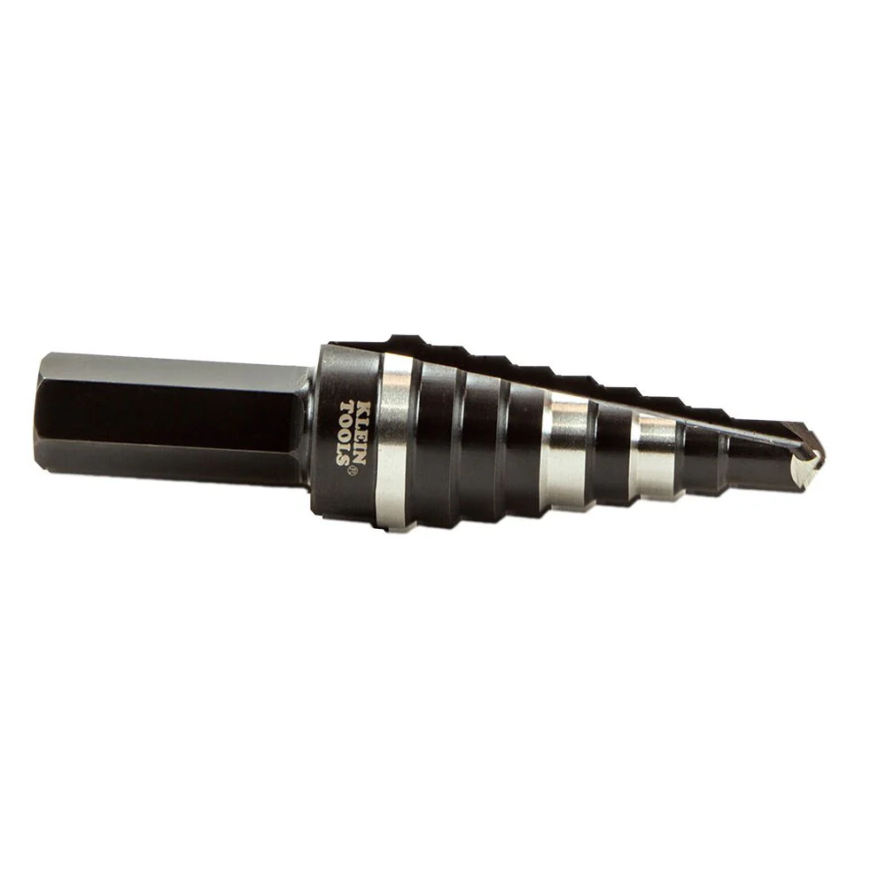 Klein KTSB03 Step Drill Bit Double Fluted #3, 1/4 to 3/4" - Image 3