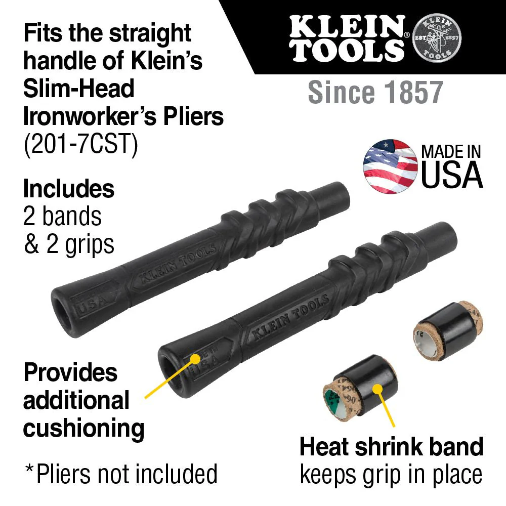 Klein M200ST Comfort Grip Kit for Slim-Head Ironworker's Pliers, 2-Pack - Image 5
