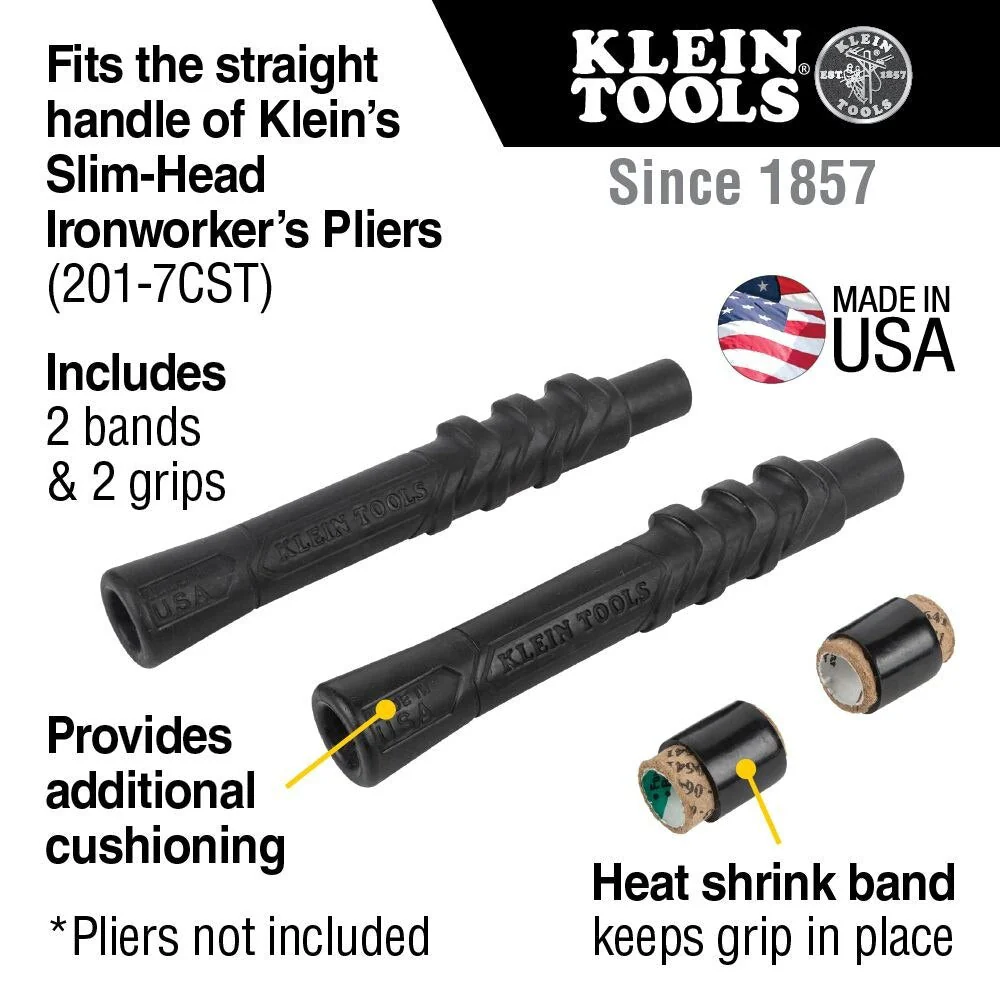 Klein M2017CSTA Slim-Head Ironworker's Pliers Comfort Grip, Aggressive Knurl, 9" - Image 7