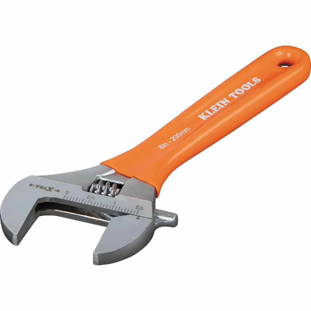 Klein O5098 Extra-Wide Jaw Adjustable Wrench, 8" - Image 2