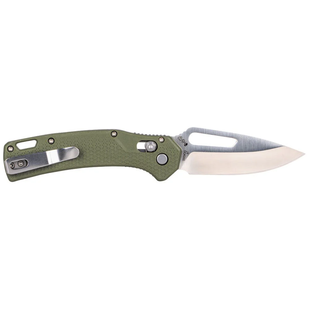 Klein OGK000GNT KTO Resurgence Knife, Drop Point Blade, Moss Green Handle - Image 4