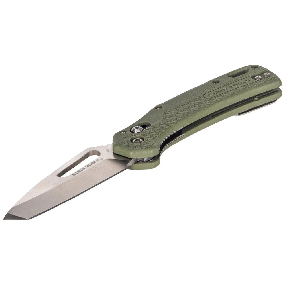 Klein OGK001GNT KTO Resurgence Knife, Tanto Blade, Moss Green Handle - Image 2
