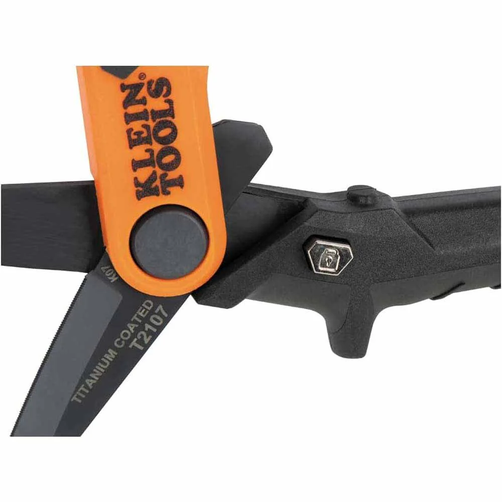 Klein T2107 Compact Titanium-Coated Utility Shears, 7-Inch - Image 2
