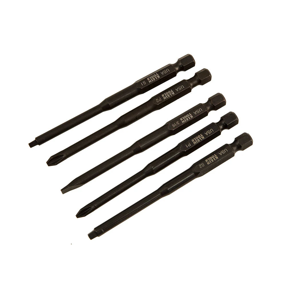 Klein Tools 32234 Power Driver Set, Assorted Bits, 3-1/2" - Image 3