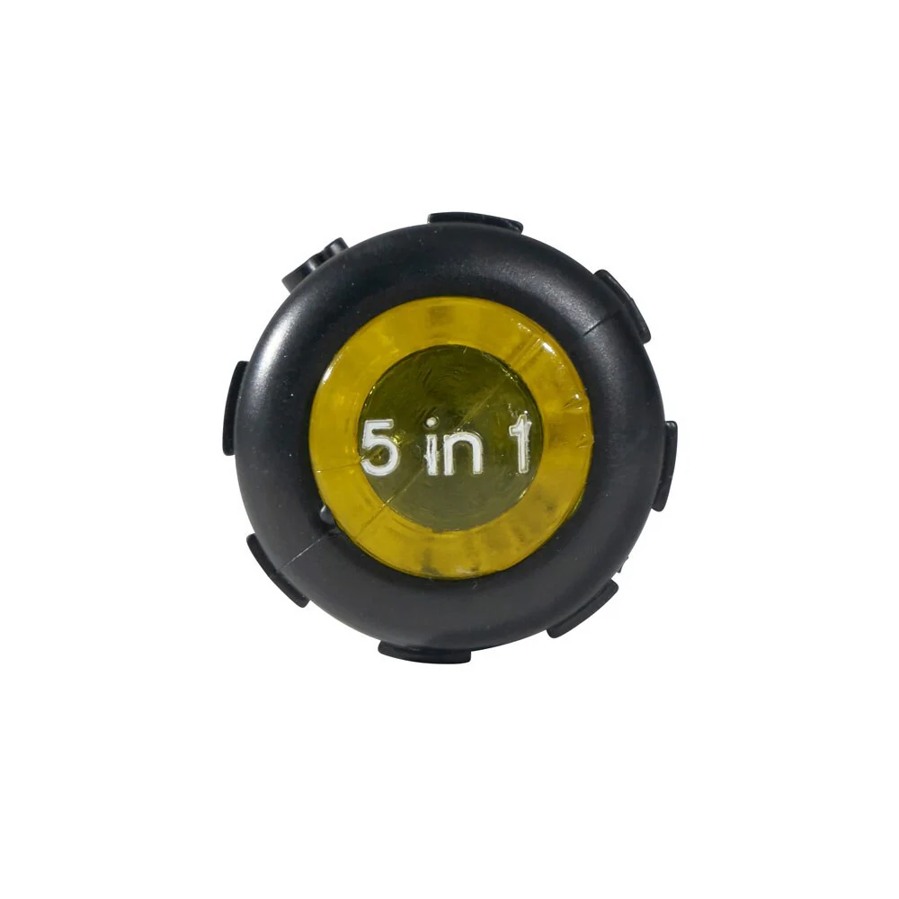 Klein Tools 32476 Multi-Bit Screwdriver / Nut Driver, 5-in-1, Phillips, Slotted Bits - Image 5