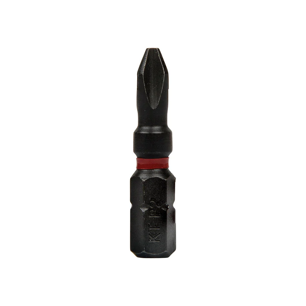 Klein Tools 32798 Pro Impact Power Bits, 5-pack #2 Phillips - Image 4