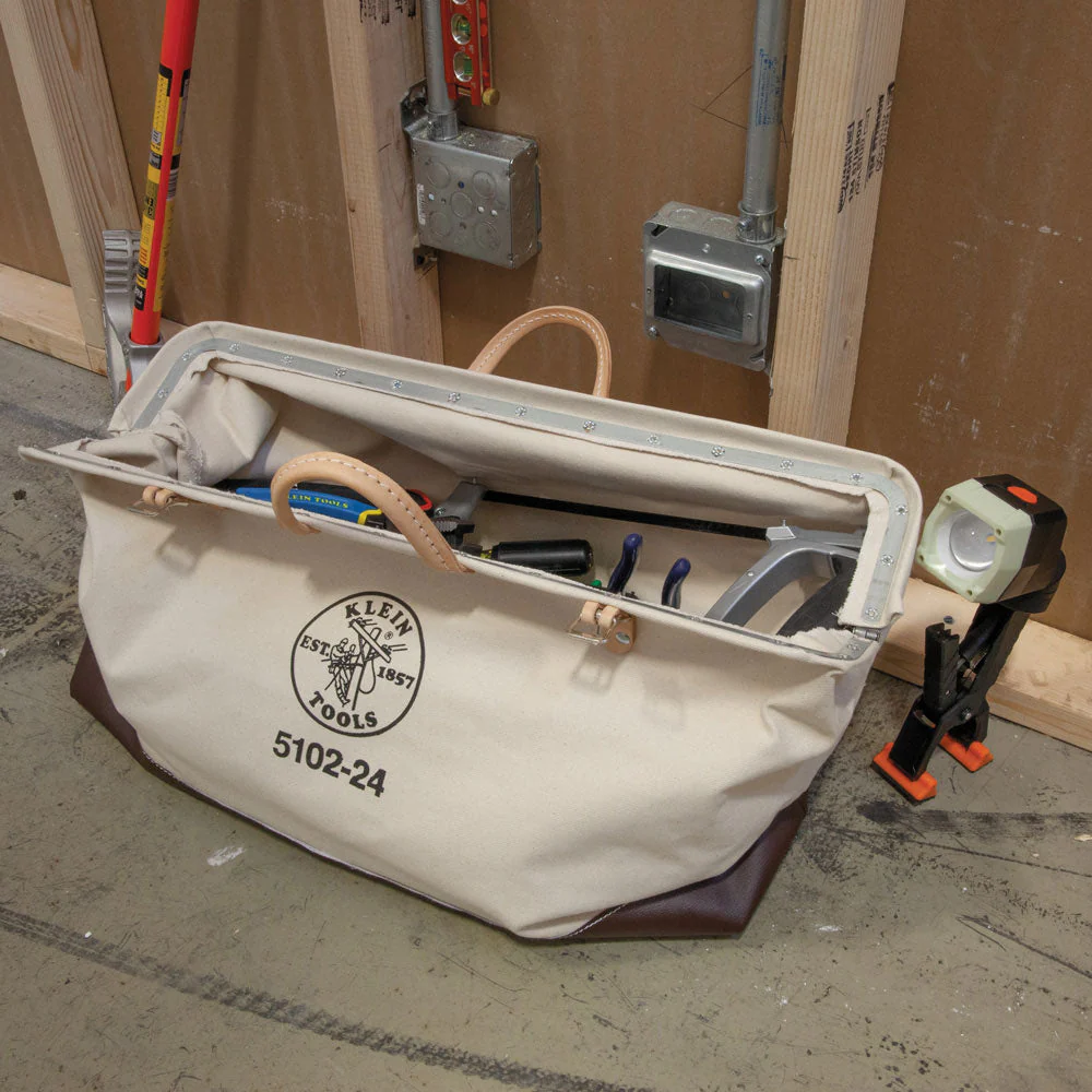 Klein Tools 5102-24 Canvas Tool Bag, 24" - Image 8