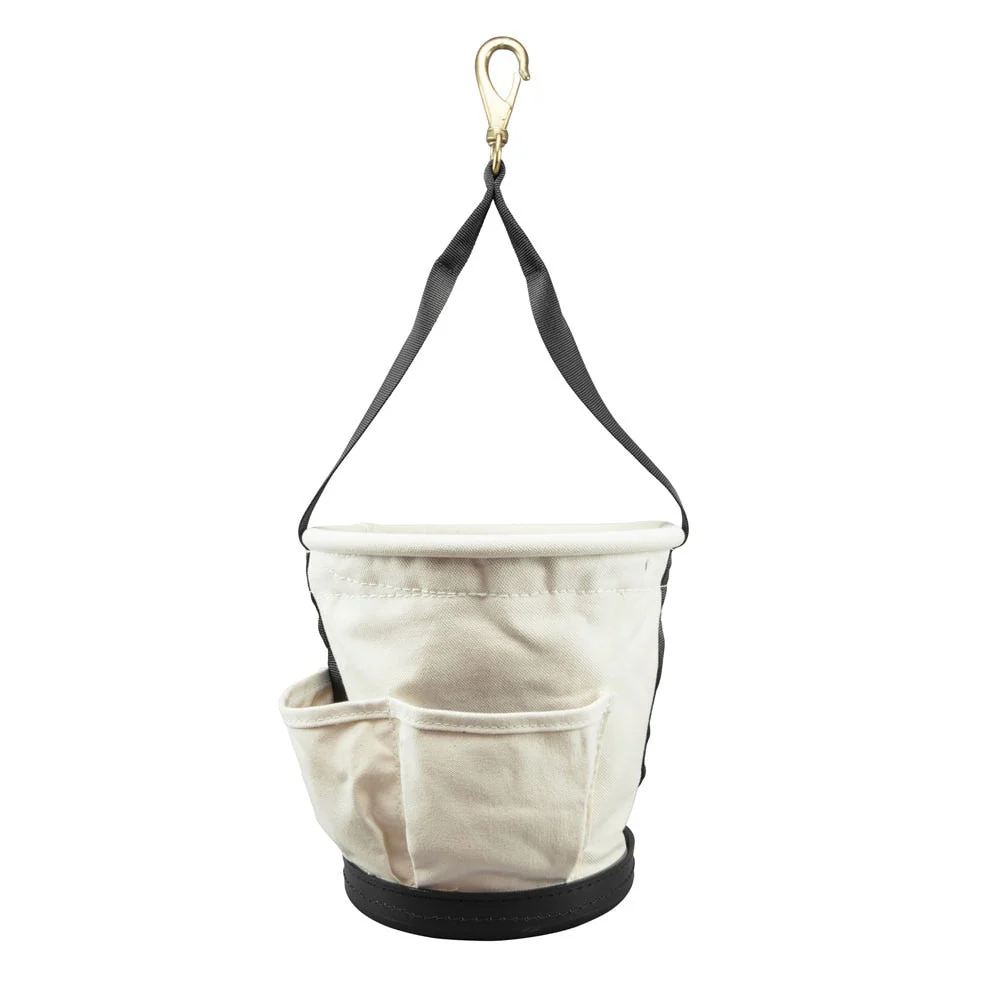 Klein Tools 5171PS Heavy-Duty Tapered Wall Bucket 4 Pockets - Image 4