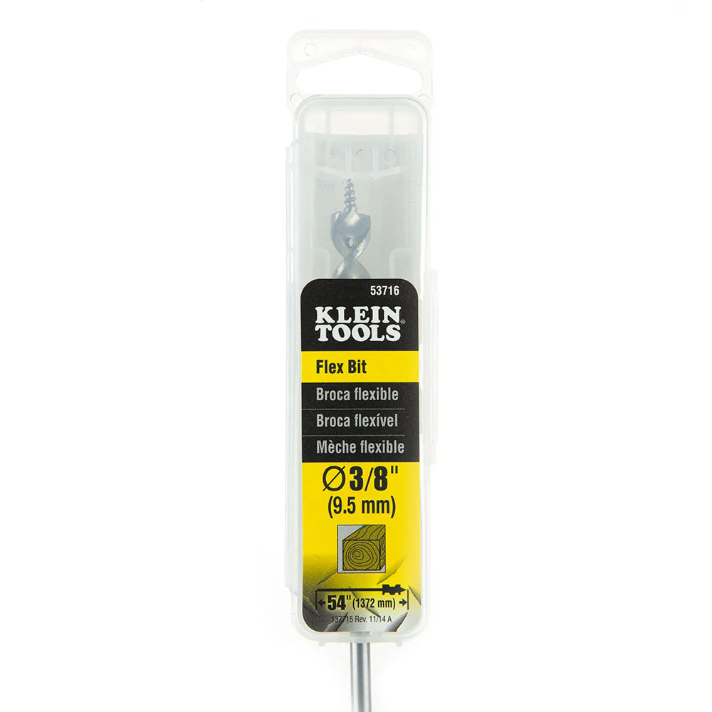 Klein Tools 53716 Flex Bit Auger 3/8" x 54" - Image 2