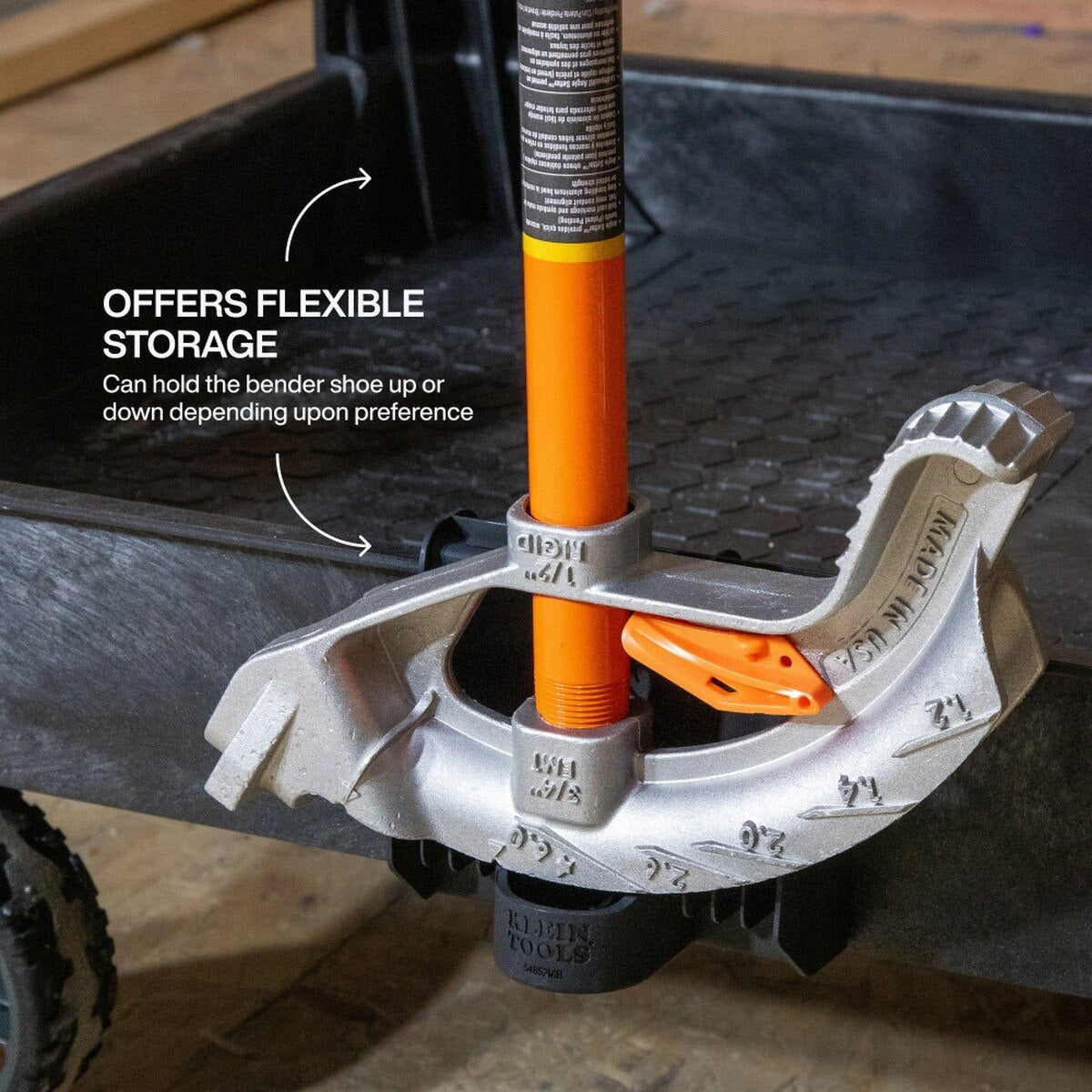 Klein Tools 54852MB MODbox Utility Cart Conduit Bender Holder 1/2 to 1 in Capacity (2 Pack) - Image 7