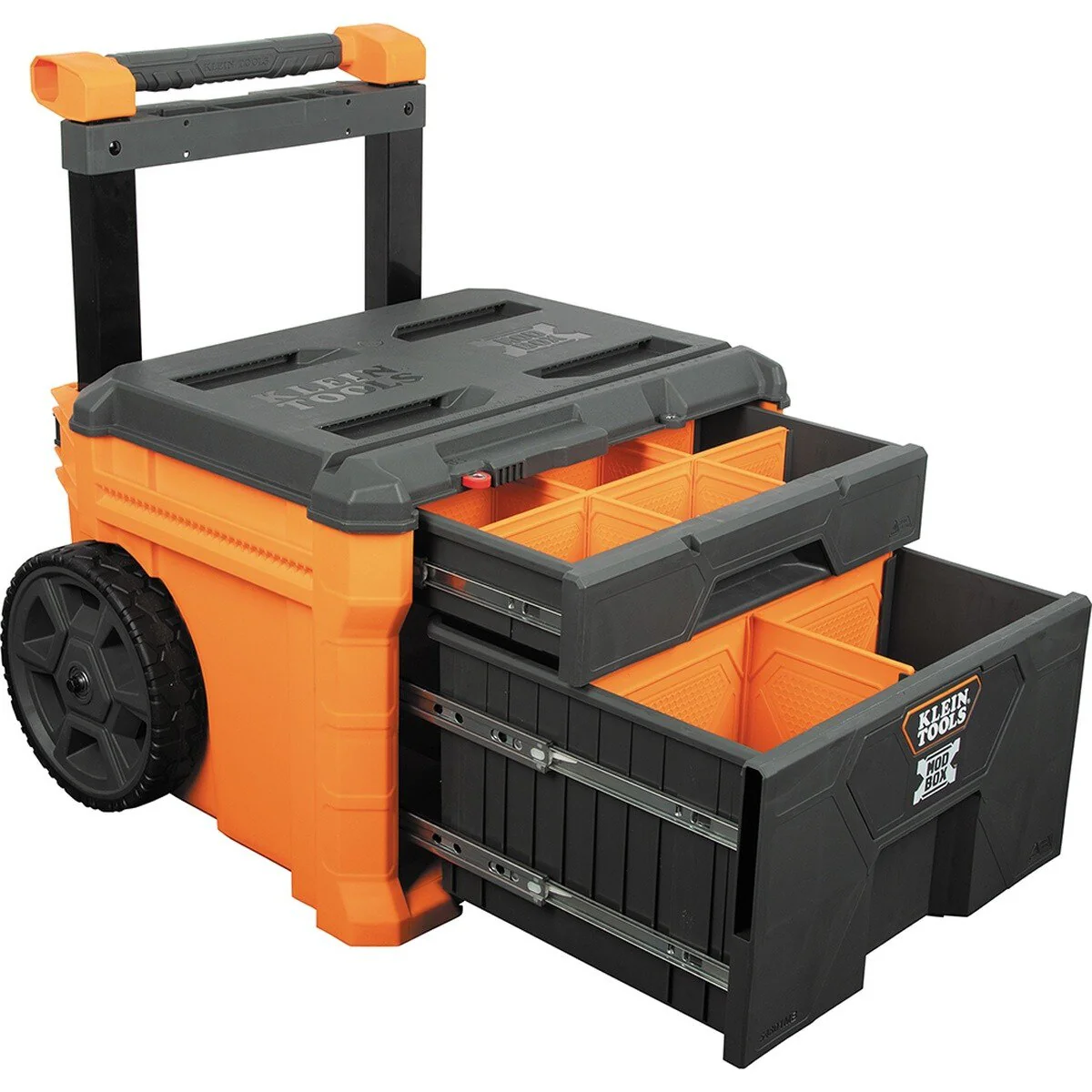 Klein Tools 549012MBR Replacement Divider for 54801MB Small Drawer, Plastic, Orange (4 Pack) - Image 3