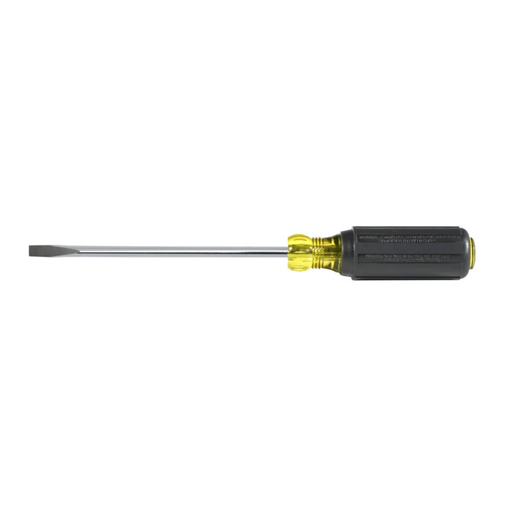 Klein Tools 605-6 1/4" Cabinet Tip Screwdriver, Heavy Duty, 6" - Image 2