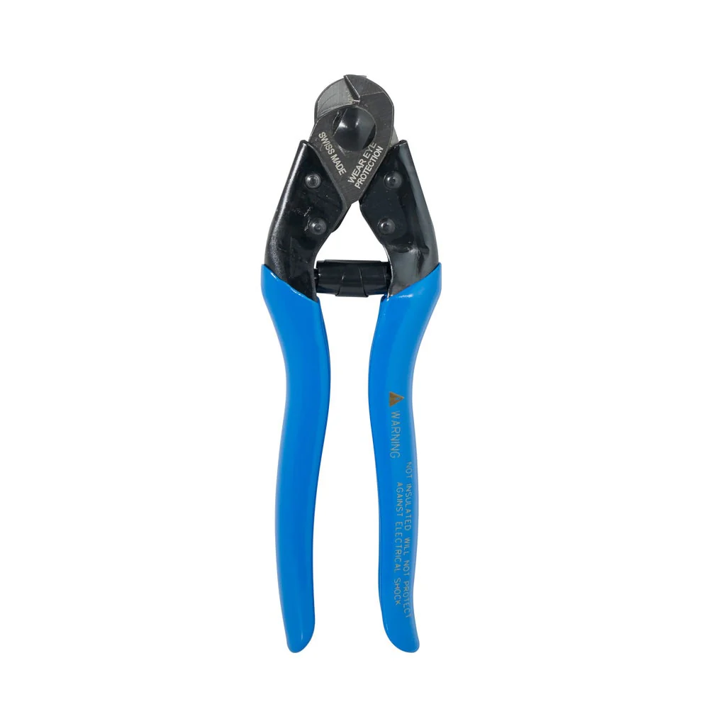 Klein Tools 63016 Heavy-Duty Cable Shears, Blue, 7 1/2"es - Image 2