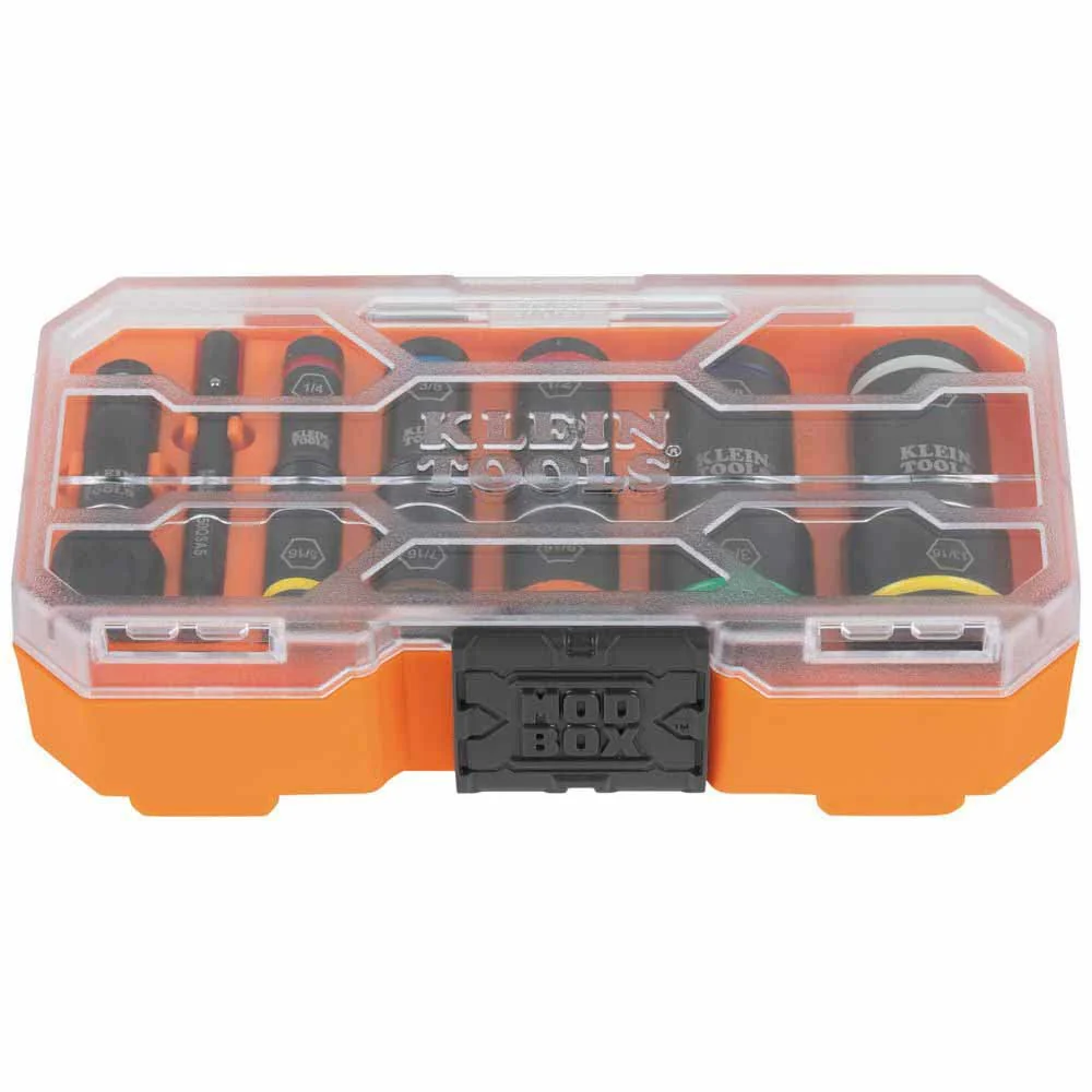 Klein Tools 65618 KNECT Heavy Duty Flip Impact Socket Set, SAE, 8-Piece - Image 4