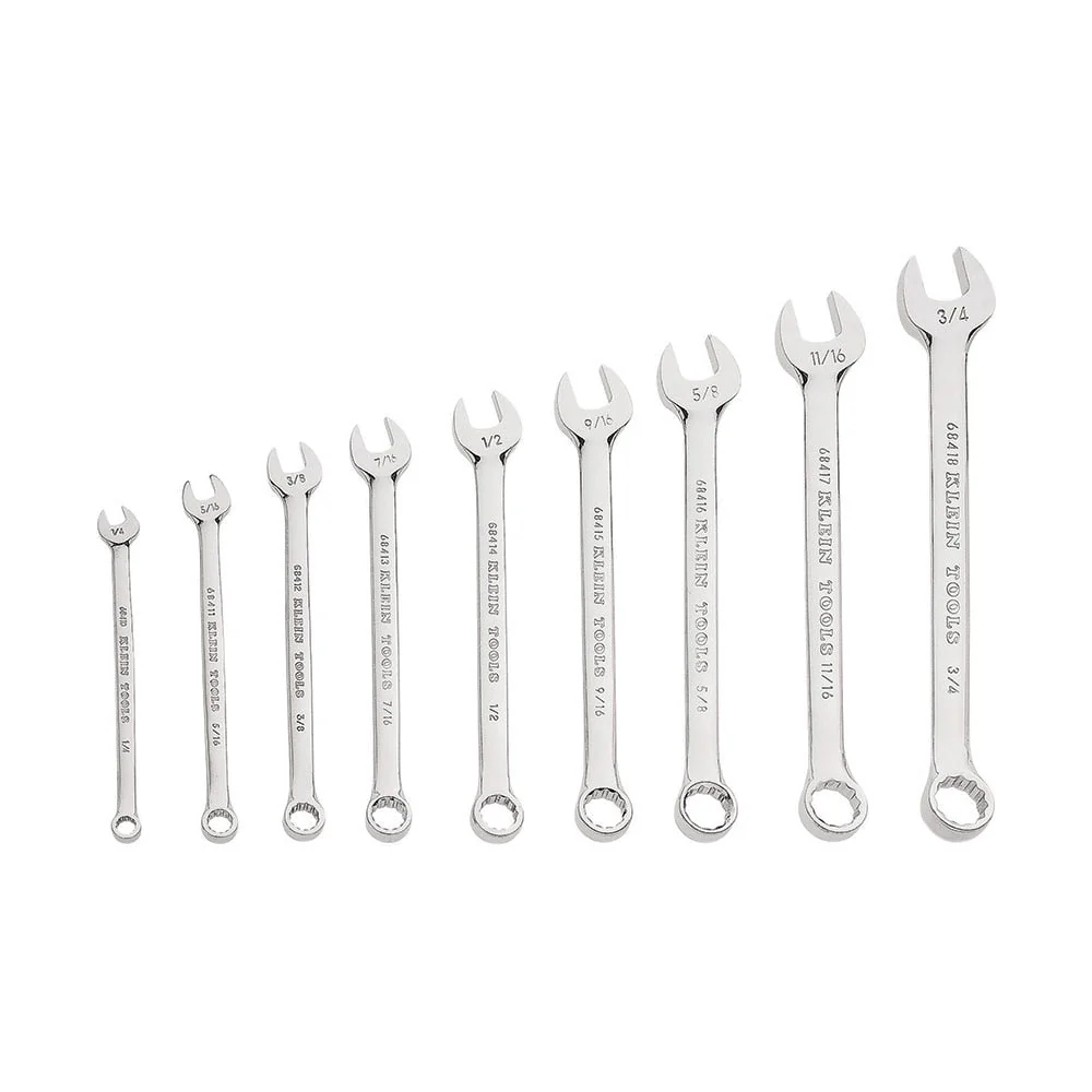 Klein Tools 68402 Combination Wrench Set, 9-Piece - Image 3