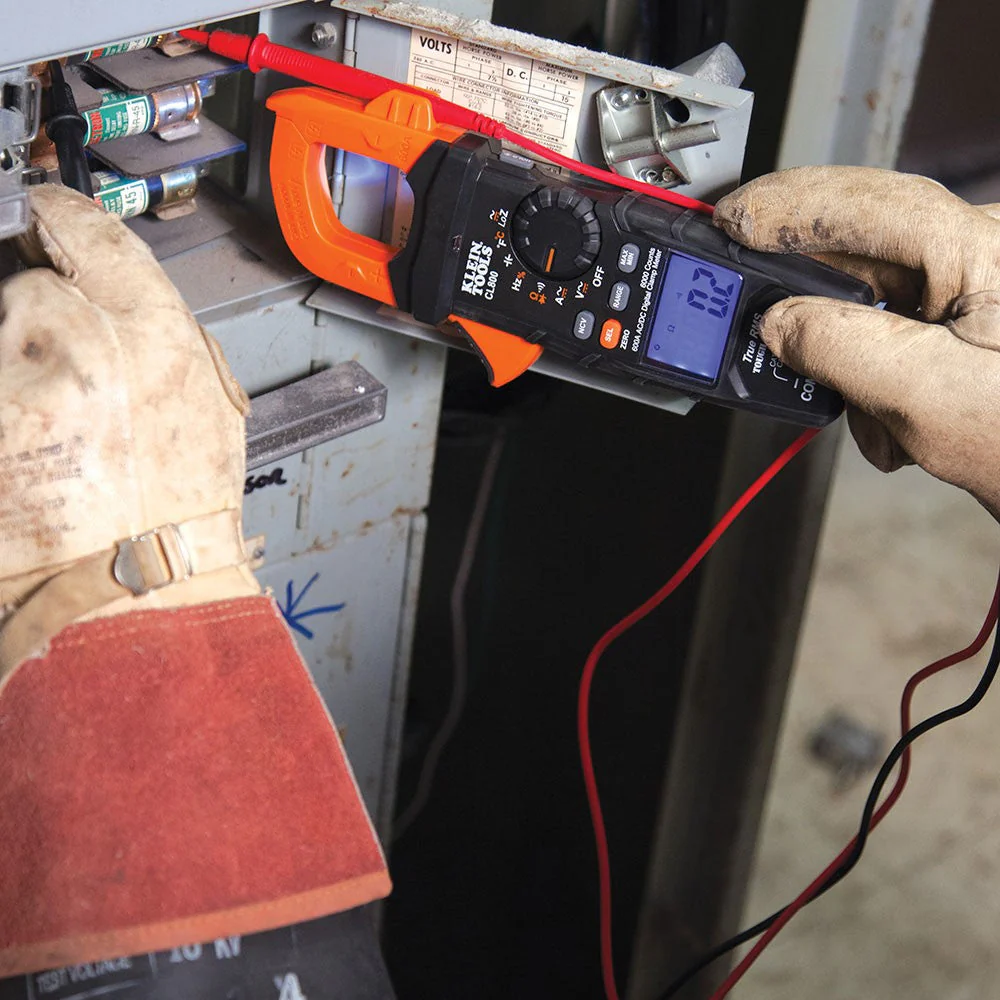 Klein Tools CL800 Digital Clamp Meter AC/DC Auto-Ranging - Image 8