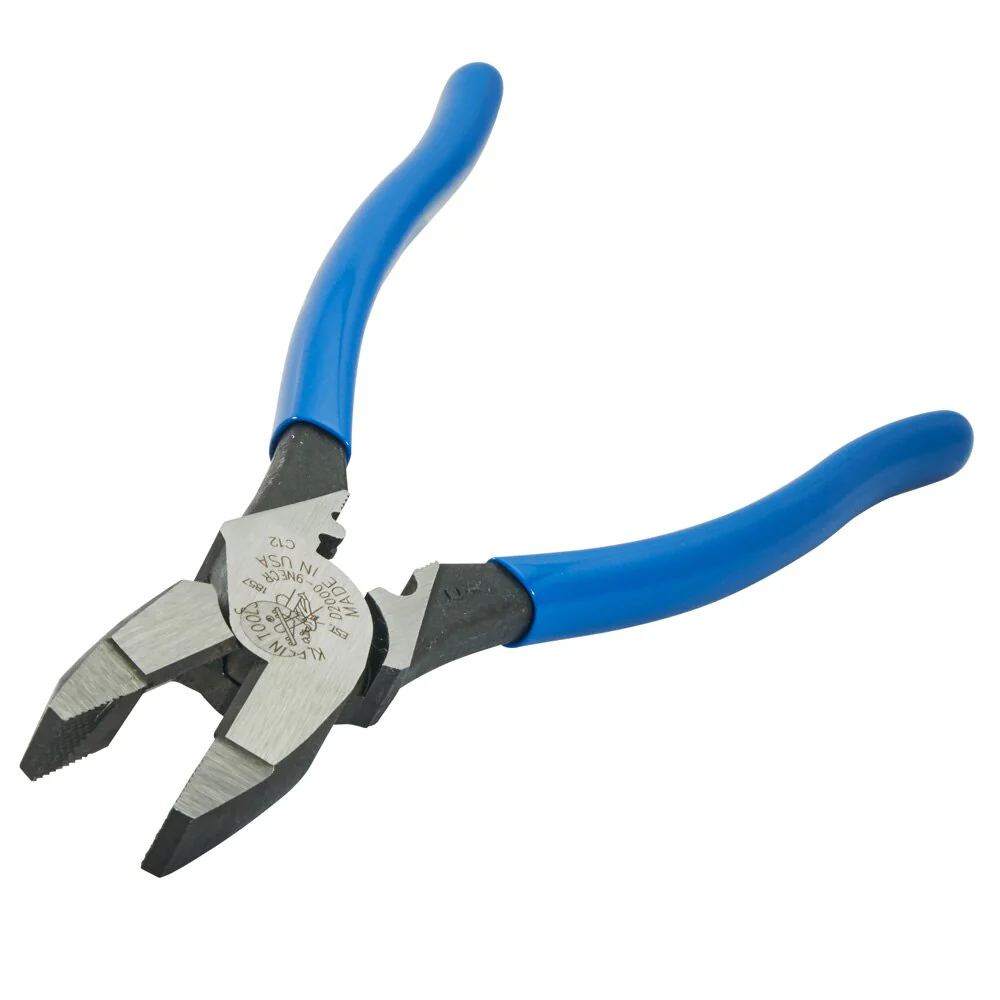Klein Tools D2000-9NECR Lineman's Pliers with Crimping, 9" - Image 3