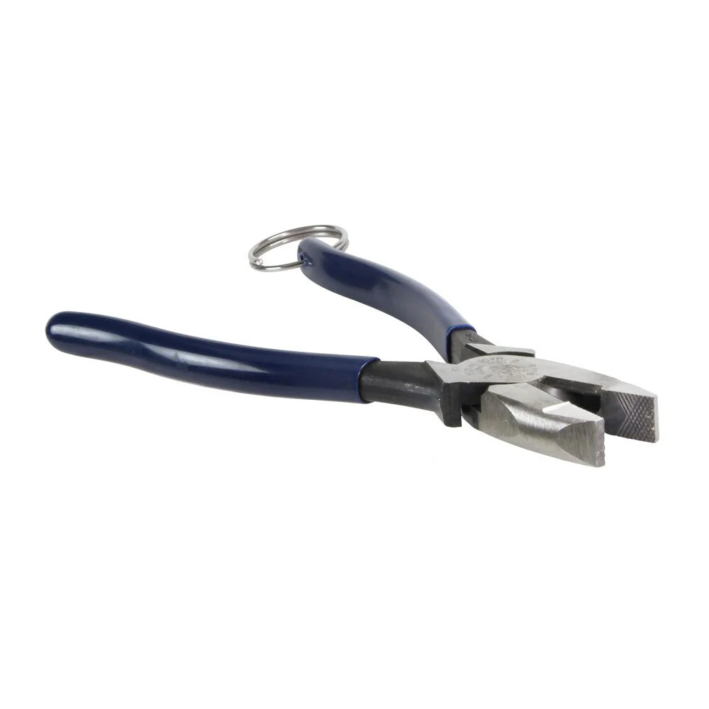 Klein Tools D213-9NETT Pliers, High Leverage Side Cutters, Tether Ring - Image 4