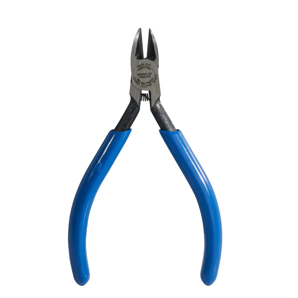 Klein Tools D257-4C Electronics Pliers, Tapered Nose, Narrow Jaw, Spring-Loaded - Image 4