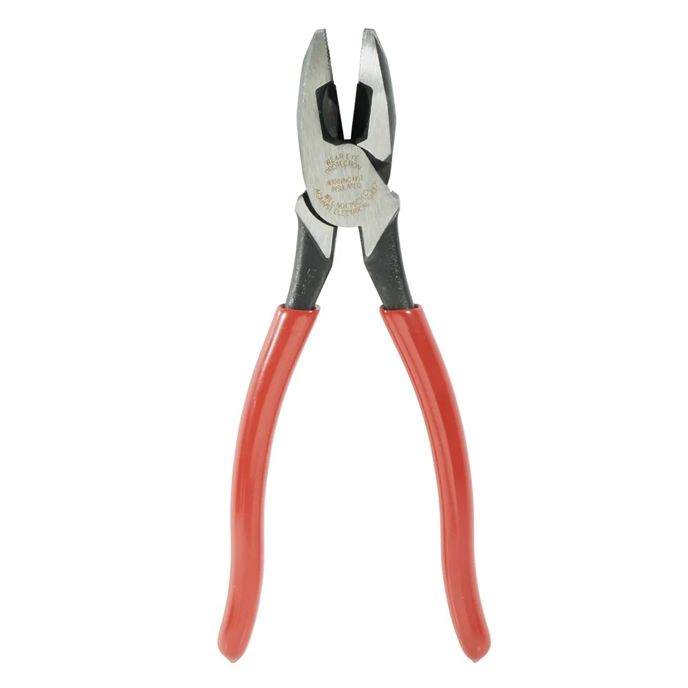 Klein Tools HD2000-9NE Heavy-Duty Lineman’s Pliers, Thicker-Dipped Handle - Image 4