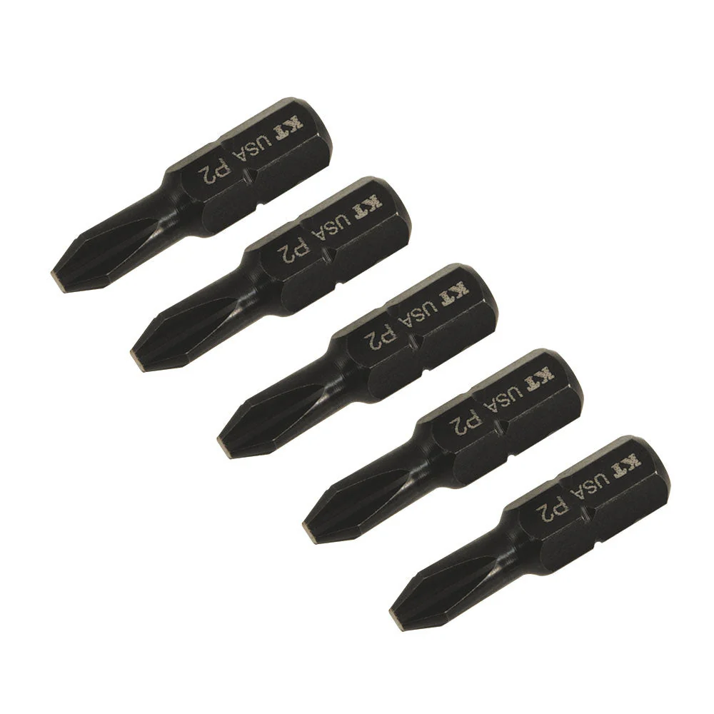 Klein Tools PH215 #2 Phillips Insert Power Driver, 1" 5-Pack - Image 2