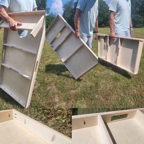 Line Roots Looks Good From Here Pro Cornhole Bean Bag Toss Game 24x48 with 8 Regulation 16oz Bags - Image 4
