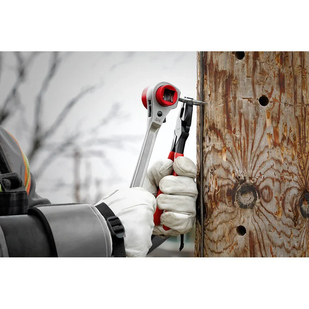 Lineman’s High-Leverage Ratcheting Box Wrench - Image 5
