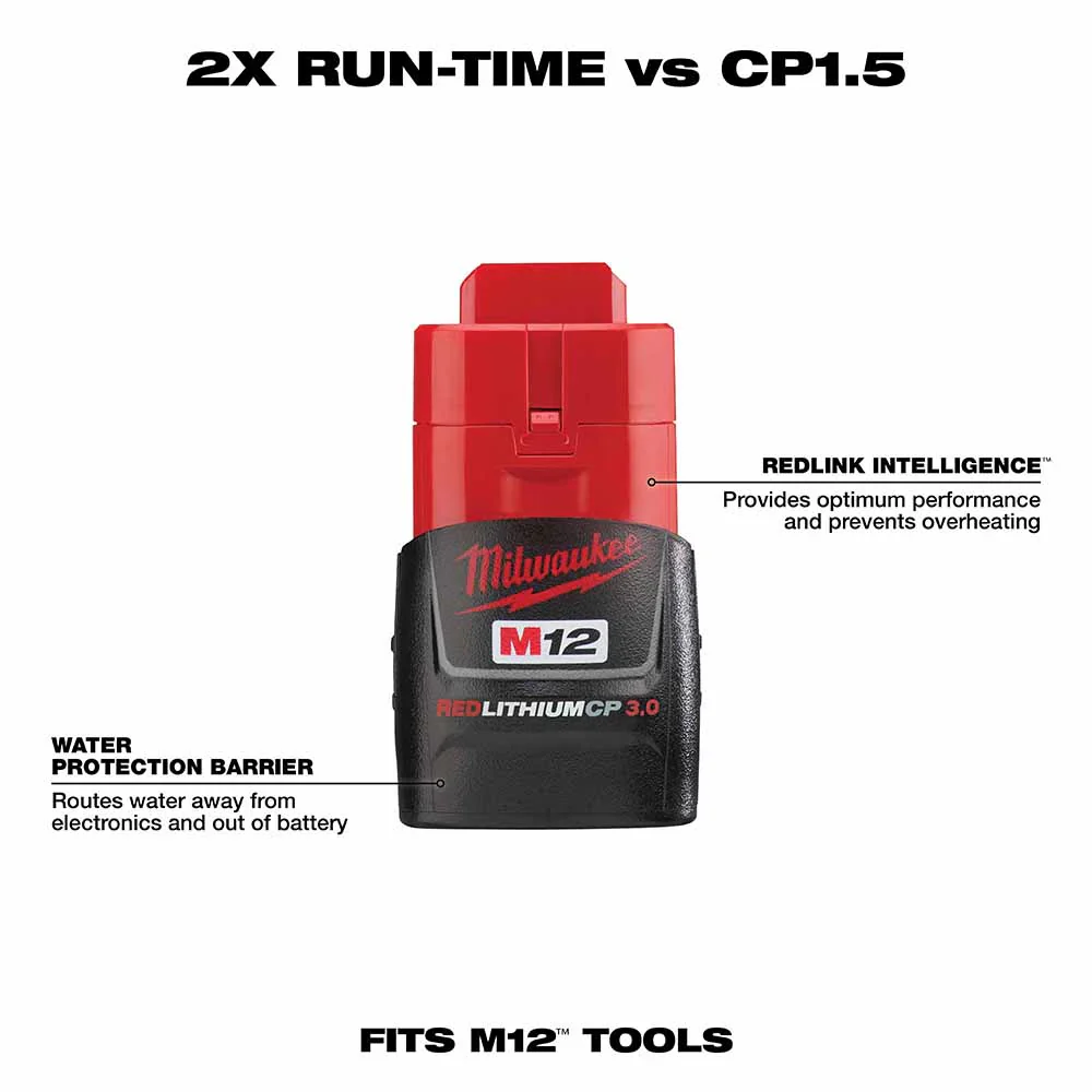 M12™ REDLITHIUM™ 3.0 Compact Battery Pack - Image 2