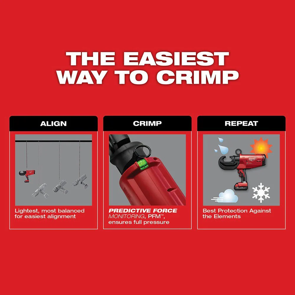 M18 FORCE LOGIC 12 Ton Utility Crimper Kit - Image 12