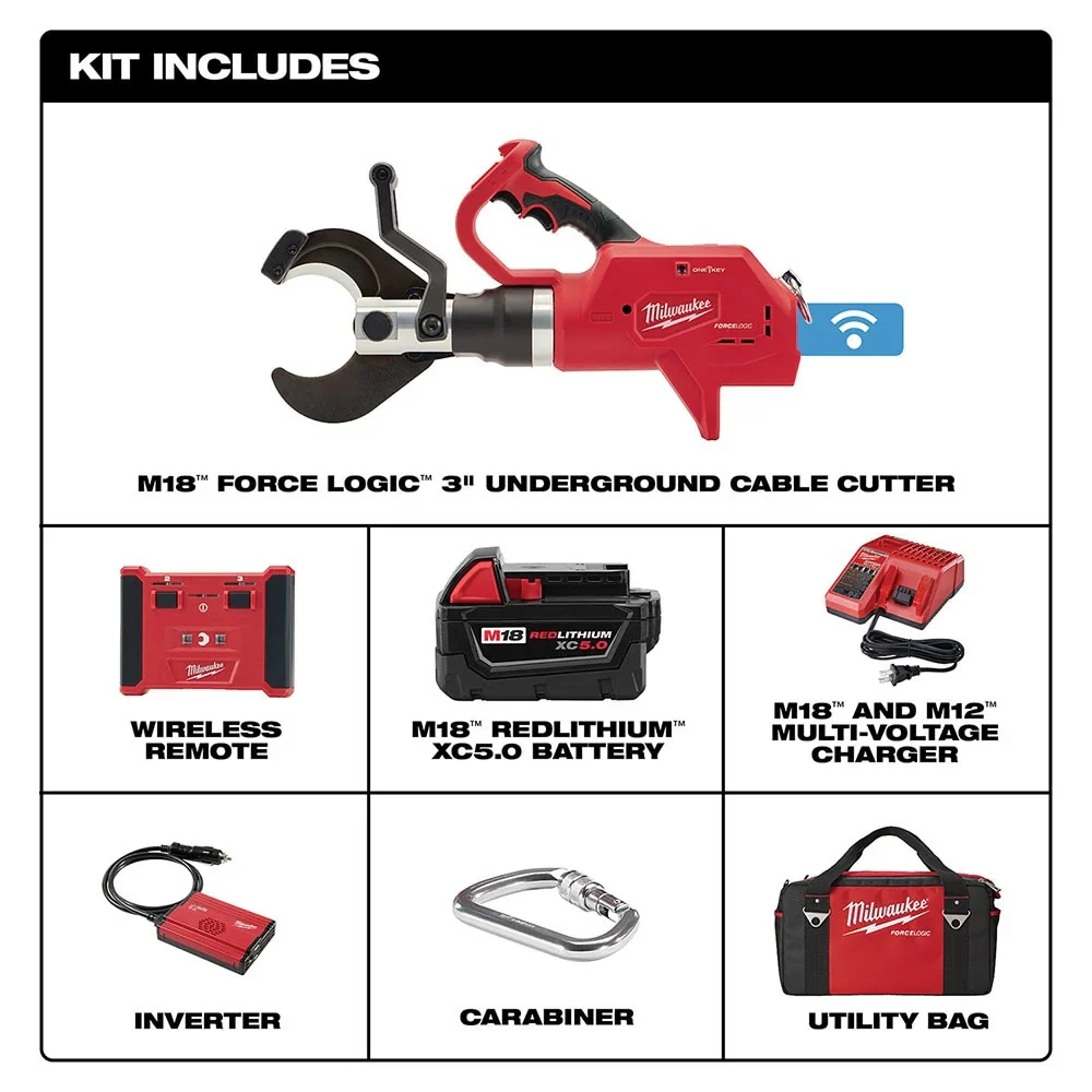 M18 FORCE LOGIC 3 Underground Cable Cutter w/ Wireless remote - Image 4
