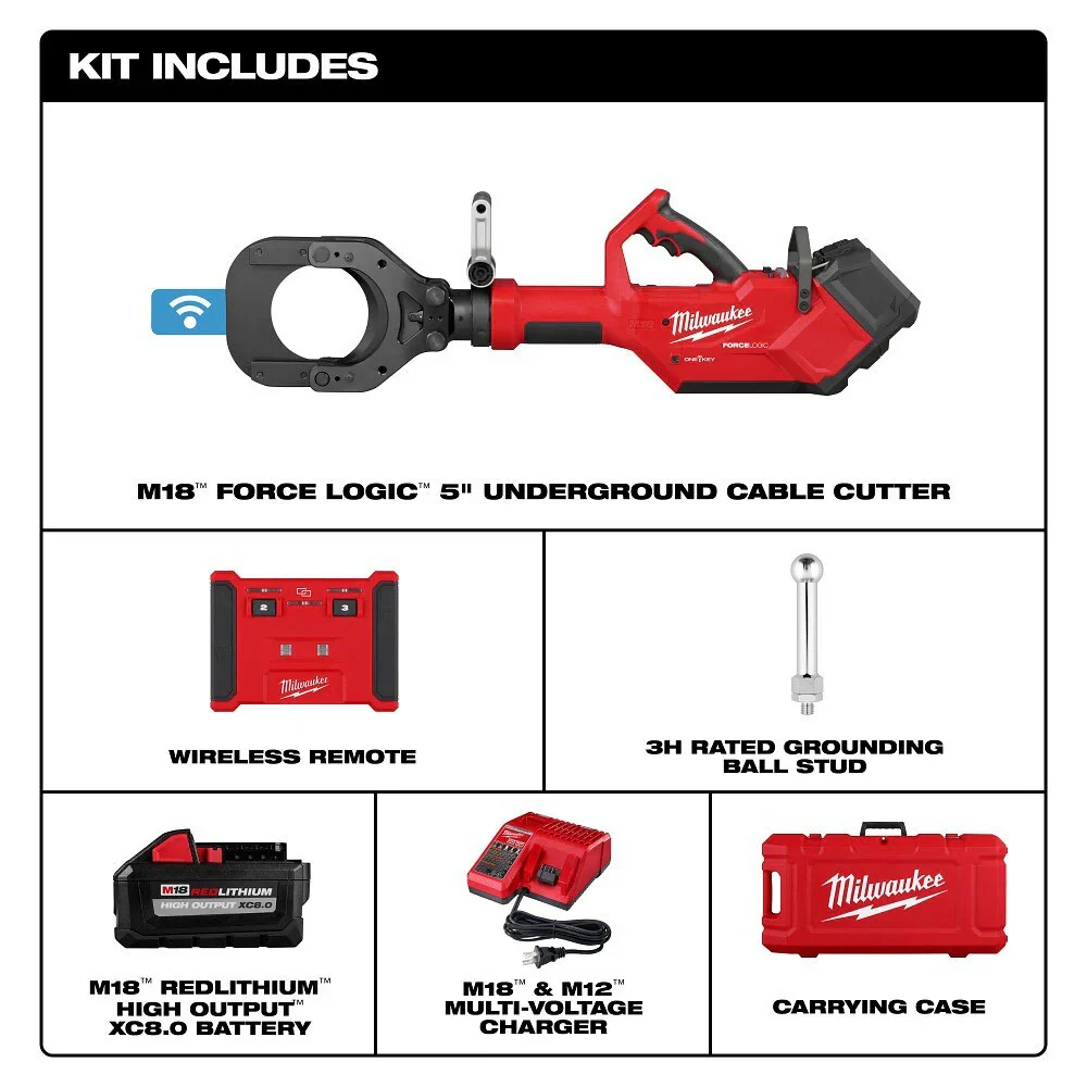 M18 FORCE LOGIC 5 Underground Cable Cutter w/ Wireless Remote - Image 5