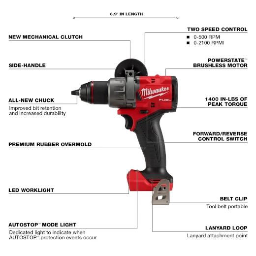 M18 FUEL 1/2" Drill/Driver - Image 3
