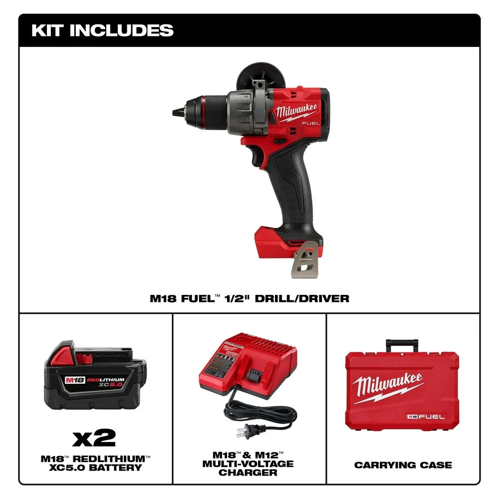M18 FUEL 1/2" Drill/Driver Kit - Image 2