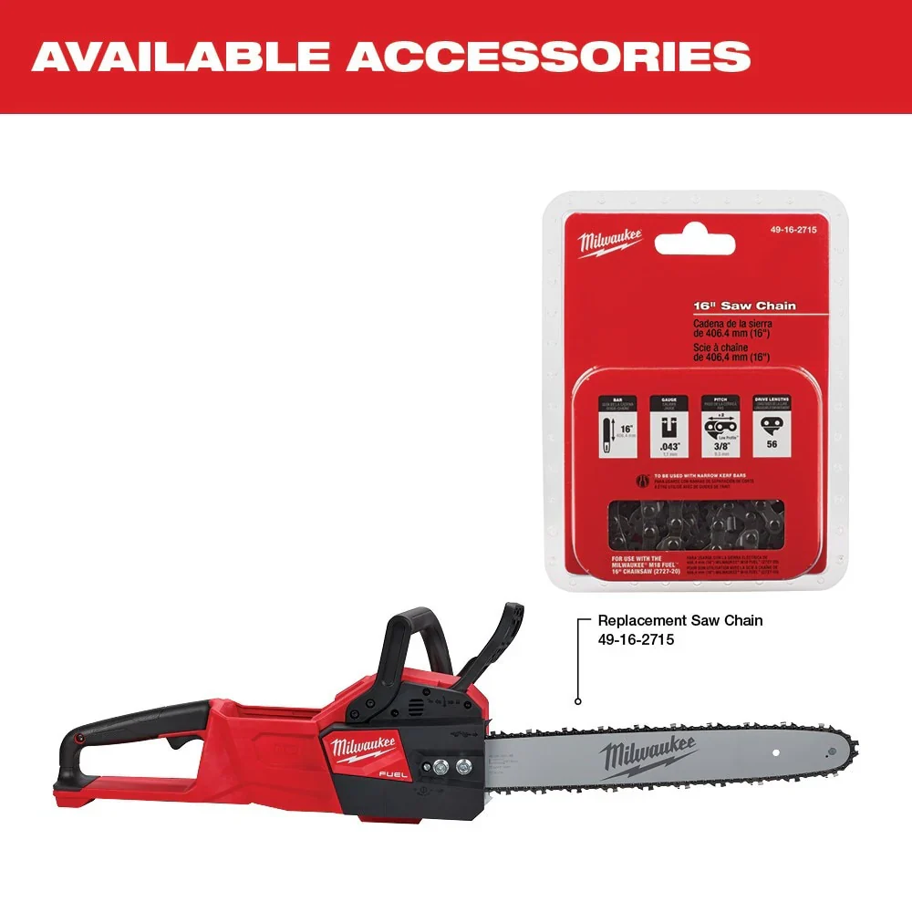 M18 FUEL 16" Chainsaw Kit - Image 3