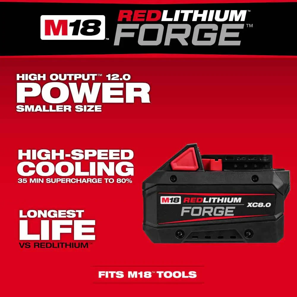 M18 REDLITHIUM FORGE XC8.0 Battery Pack - Image 8