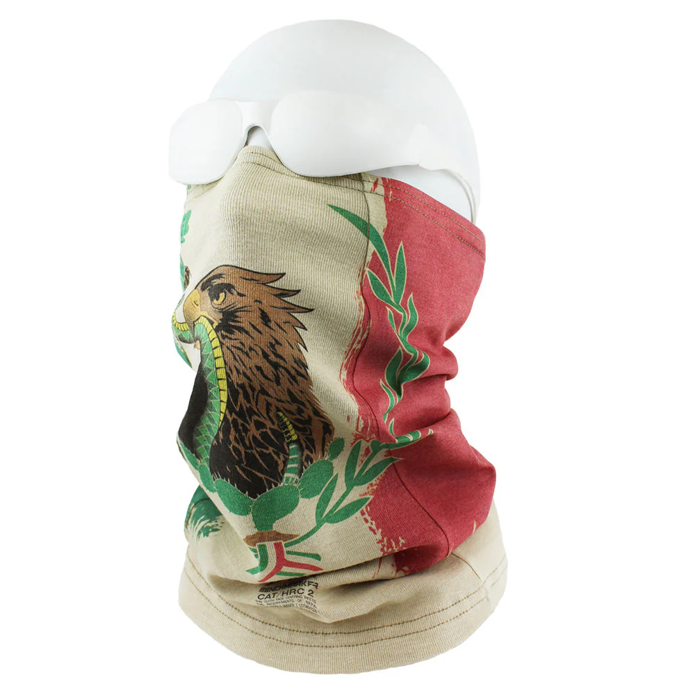 Mexican Flag Beige FR Face Muffler - Image 2