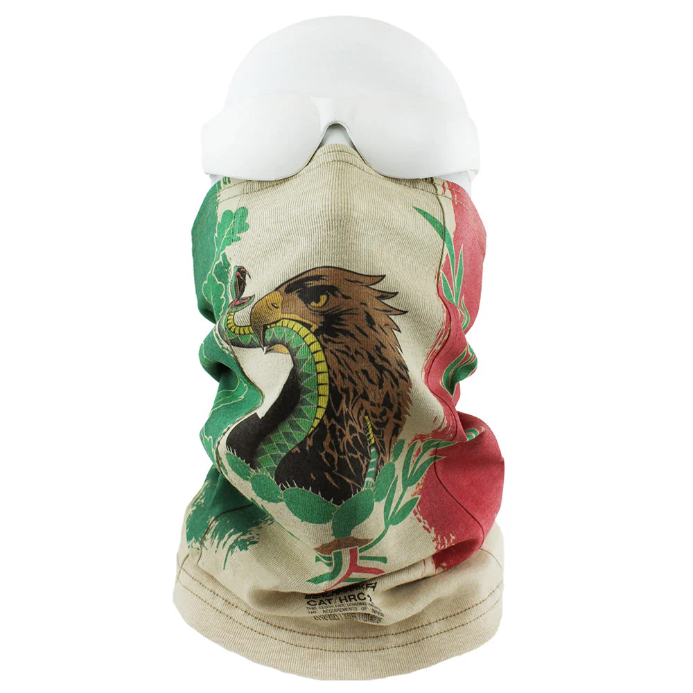 Mexican Flag Beige FR Face Muffler - Image 3