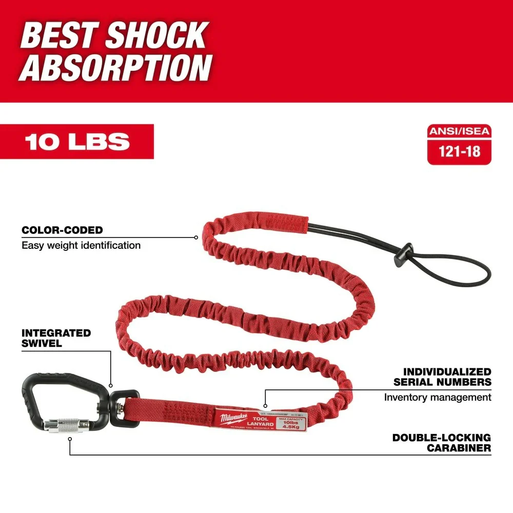 Extended Reach Locking Tool Lanyard- 54.4" - Image 2