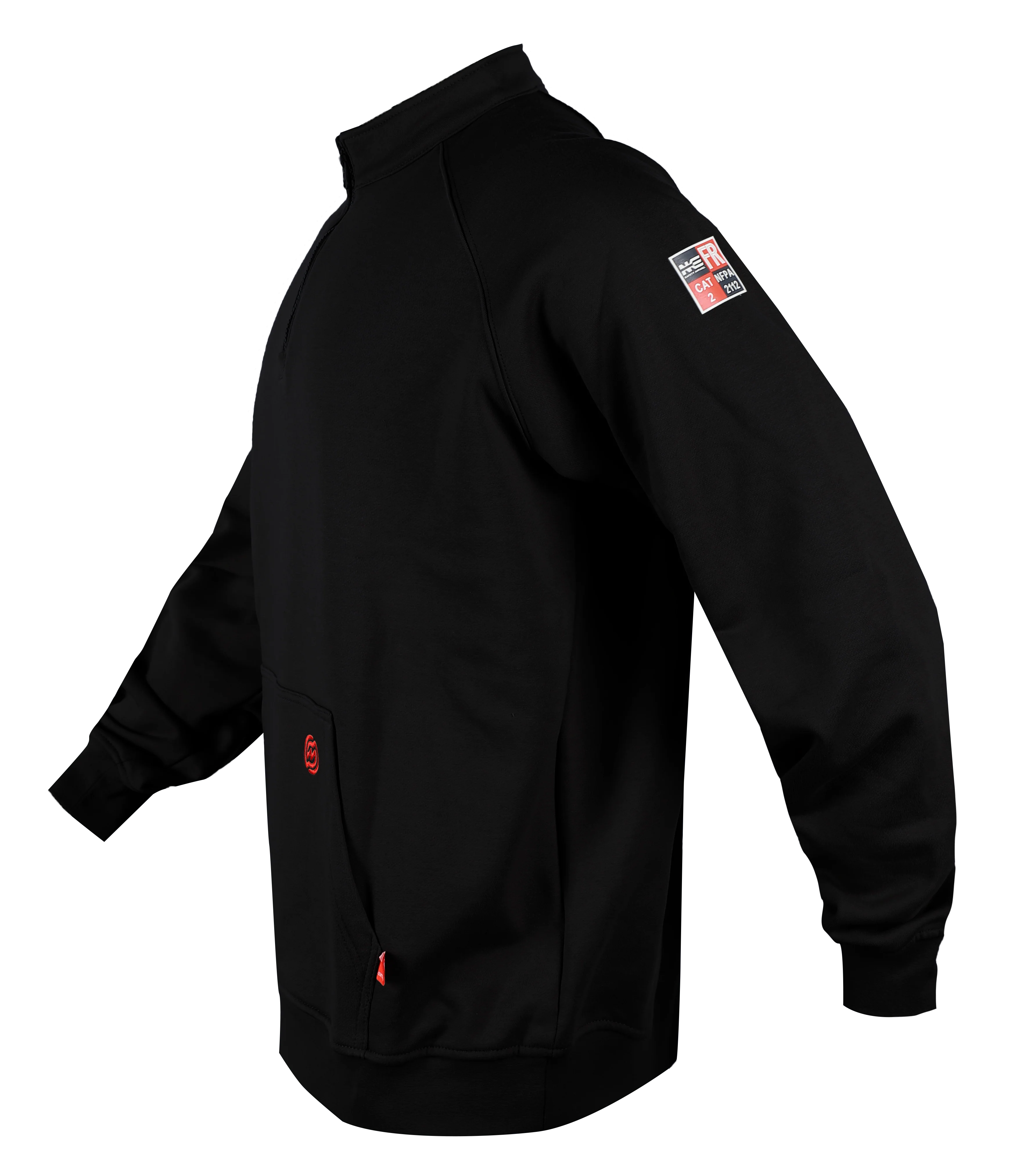 NKE FR 1/4 ZIP SWEATSHIRT - BLACK - Image 3