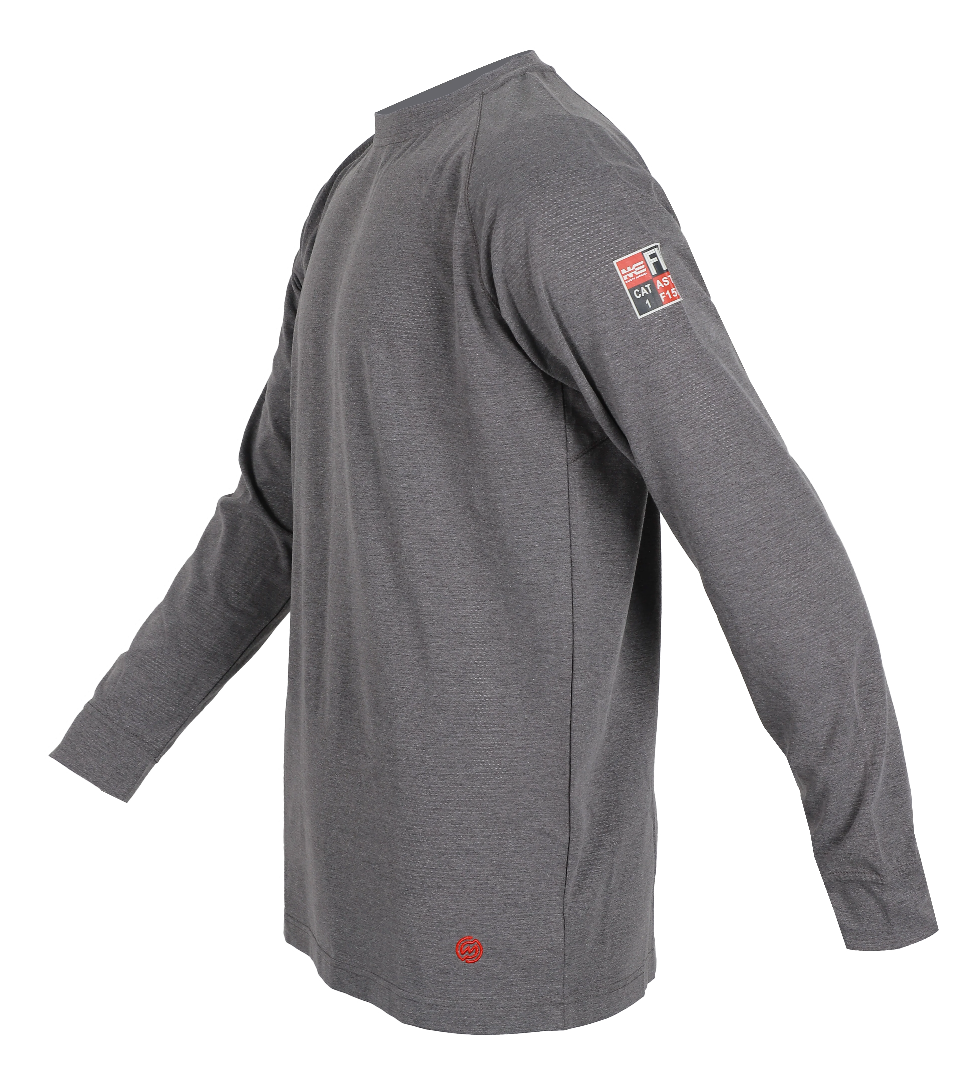 NKE FR BASELAYER TEE - GREY - Image 2