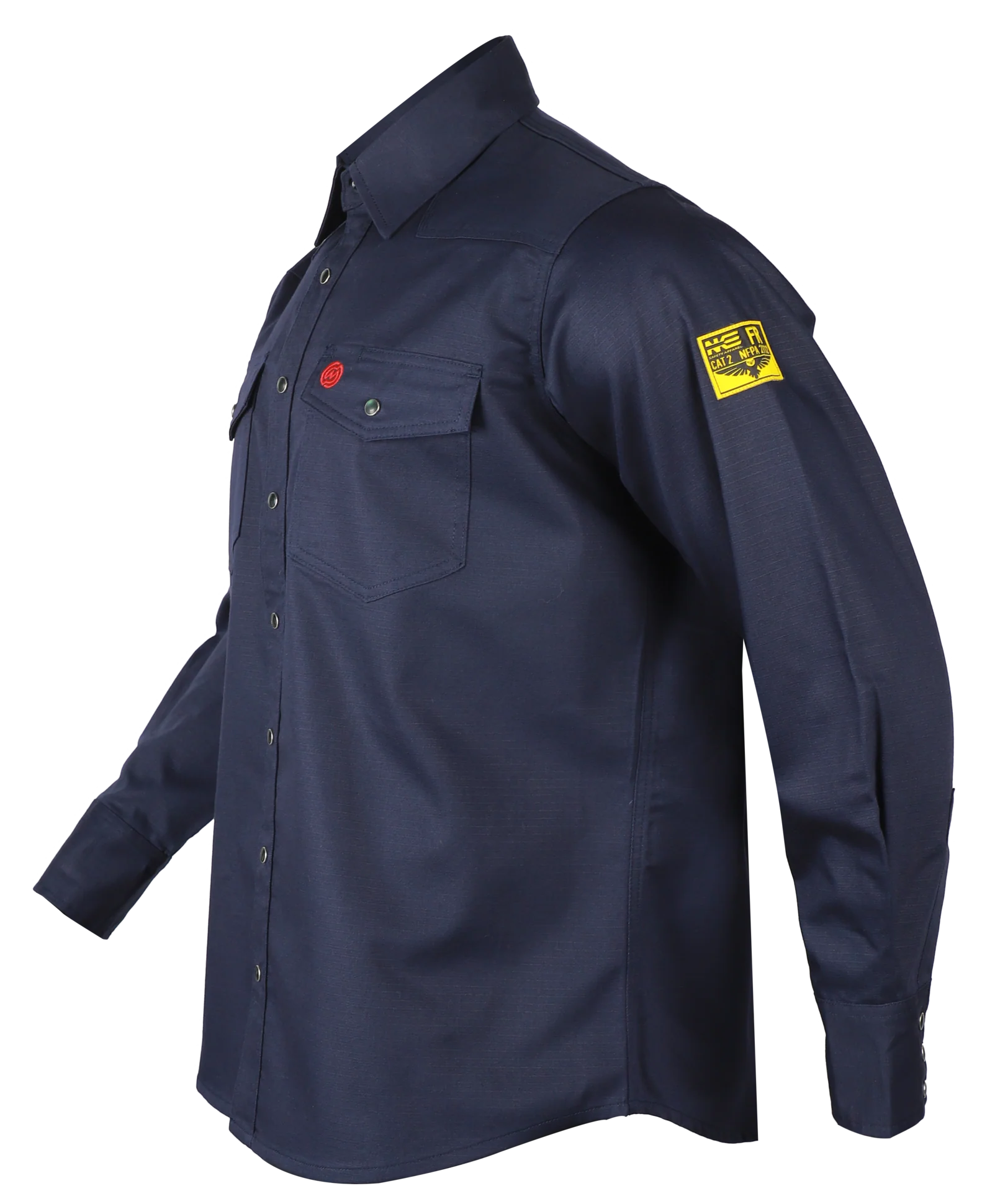 NKE FR EAGLE CREST WORK SNAP SHIRT - NAVY - Image 4