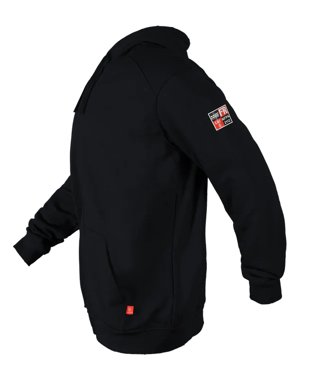 NKE FR FULL ZIPPER HOODIE - BLACK - Image 4