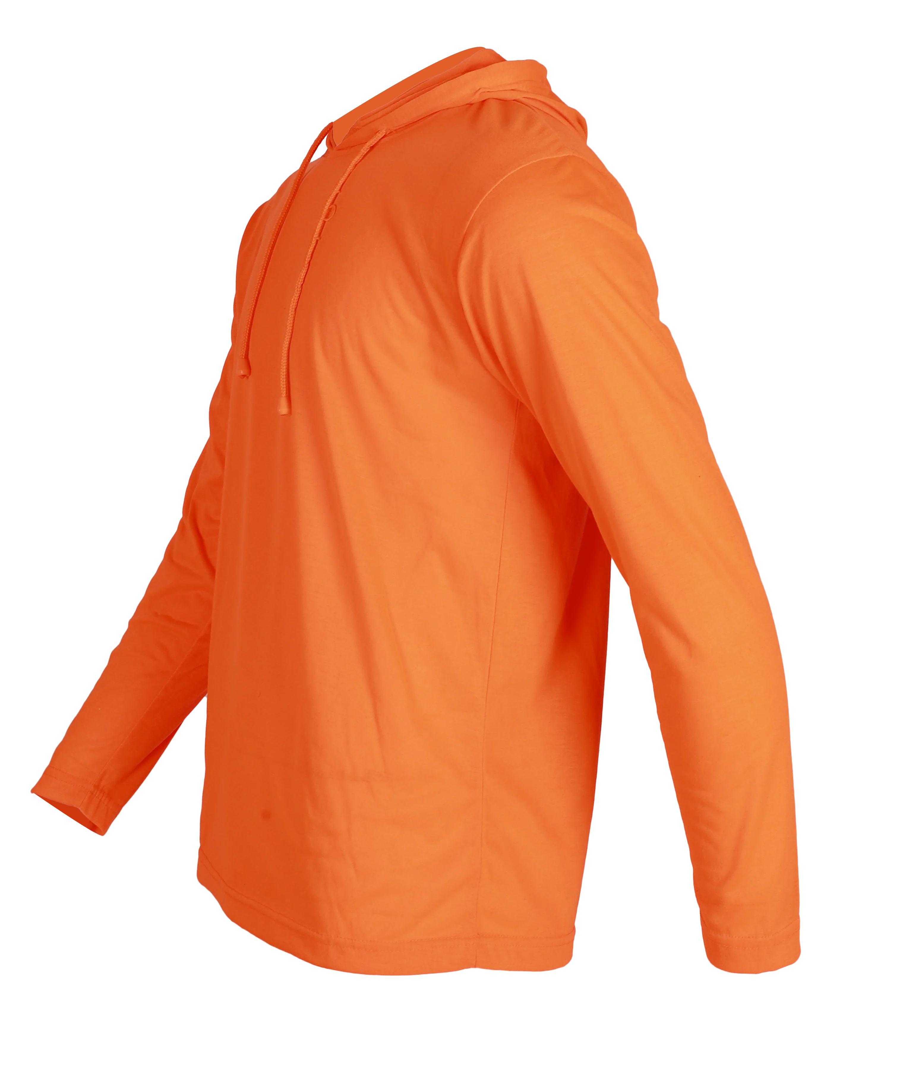 NKE HI-VIS LIGHTWEIGHТ HOODED TEE - ORANGE - Image 2
