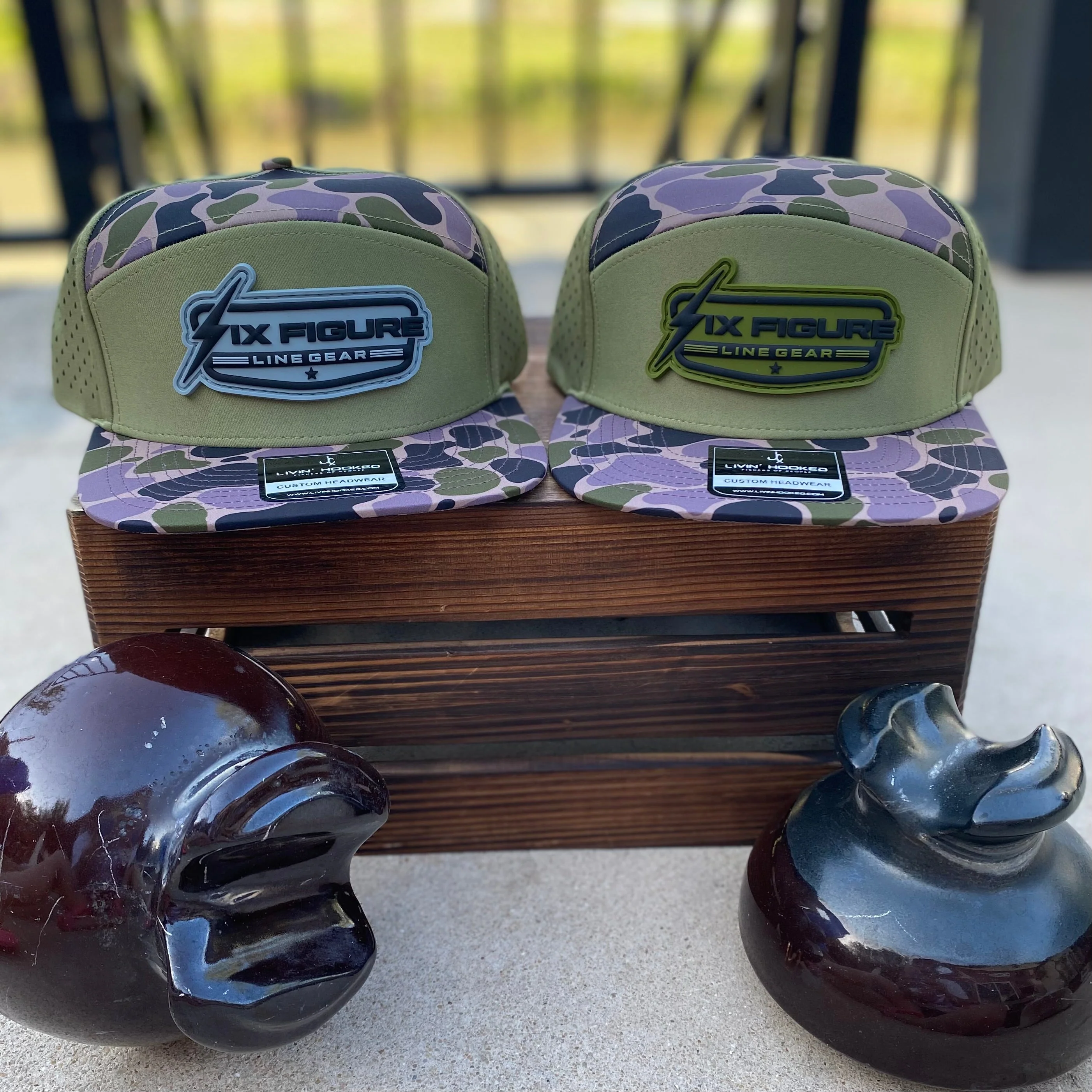 Old School Camo Livin' Hooked Panel Hat