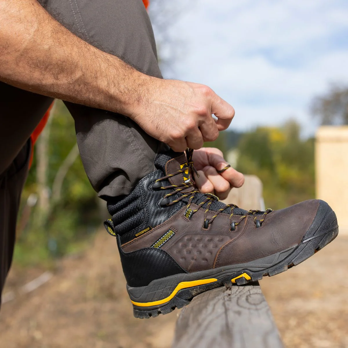 Olympic 6" Composite Toe Waterproof Work Boot – Brown - Image 8