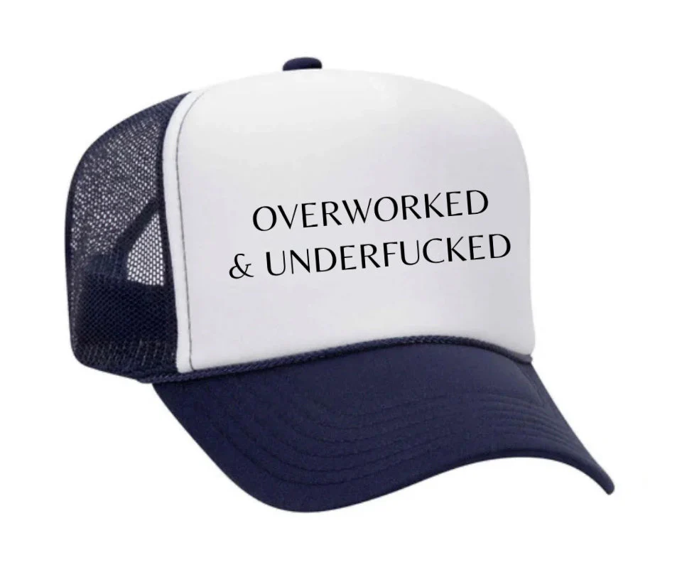 Overworked Trucker Hat - Image 10
