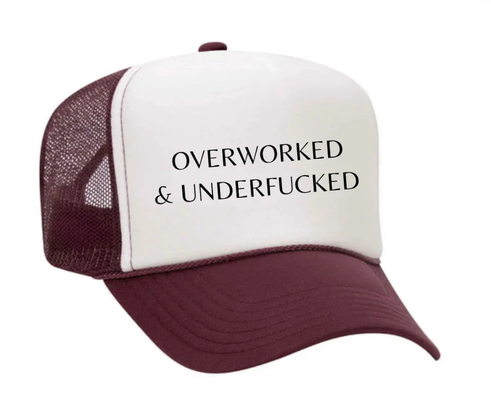Overworked Trucker Hat - Image 9